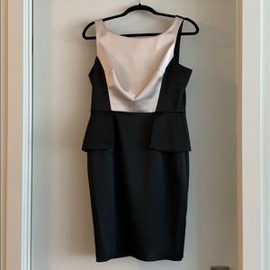 2 for $50 Maggy London black and taupe dress